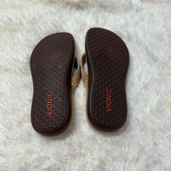 Vionic Women’s High Tide Wedge Cork Orthopedic Sandals Size 6 - Picture 5 of 7